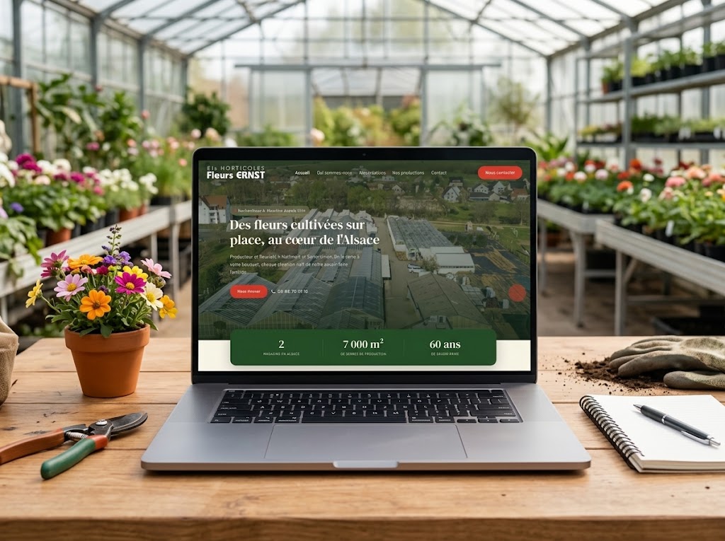 Site internet Fleurs Ernst