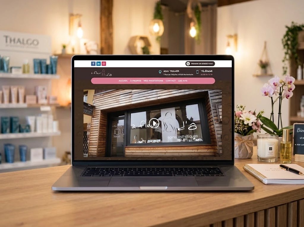 Site internet Institut À Fleur d’Ô
