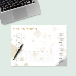 Calendrier sous-mains