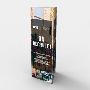 Totem carton 3 faces