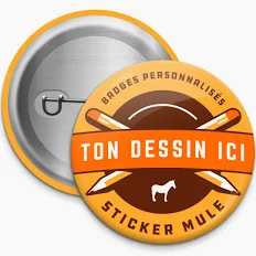 Badge bouton