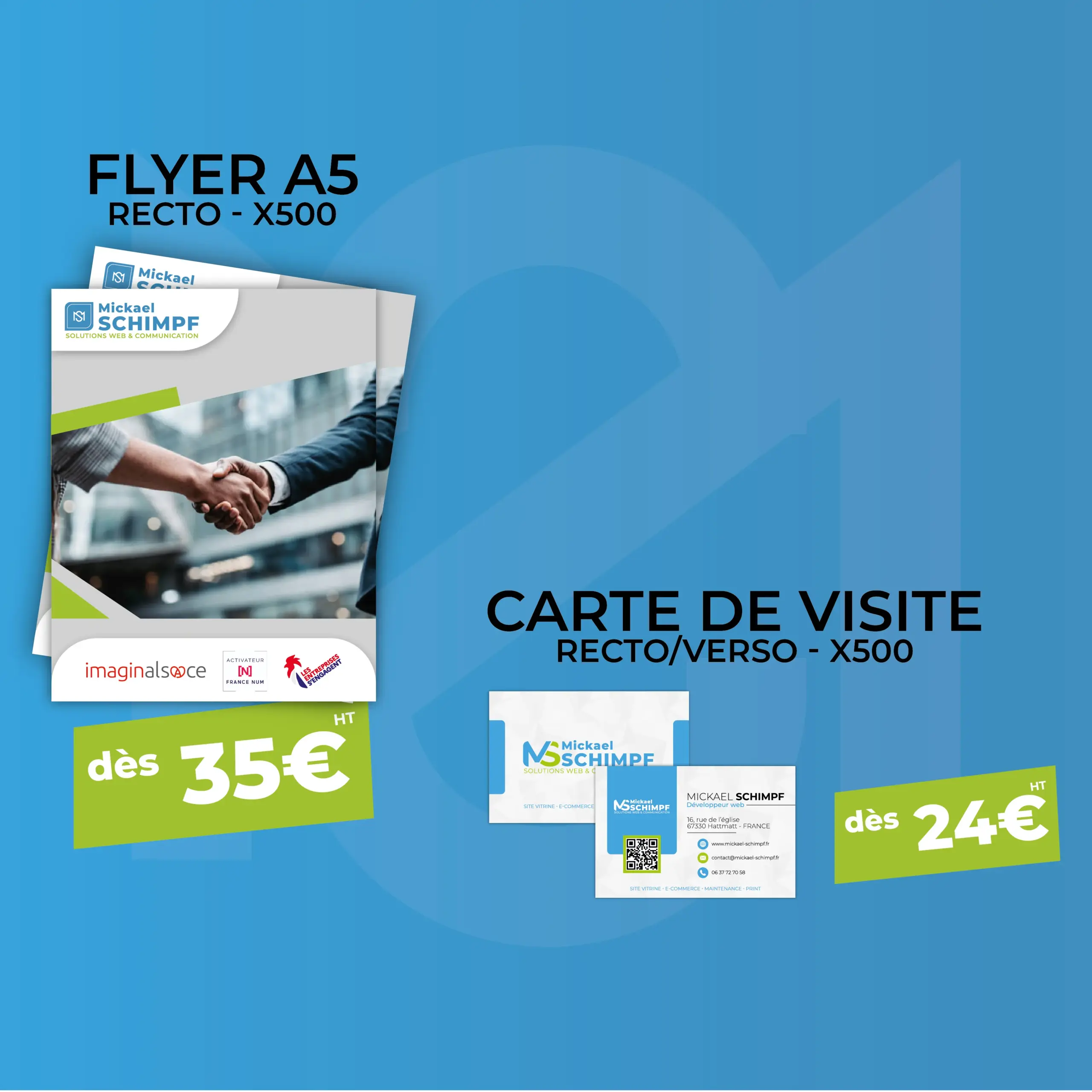 Offre du mois - Cartes de visite et Flyers - Alsace