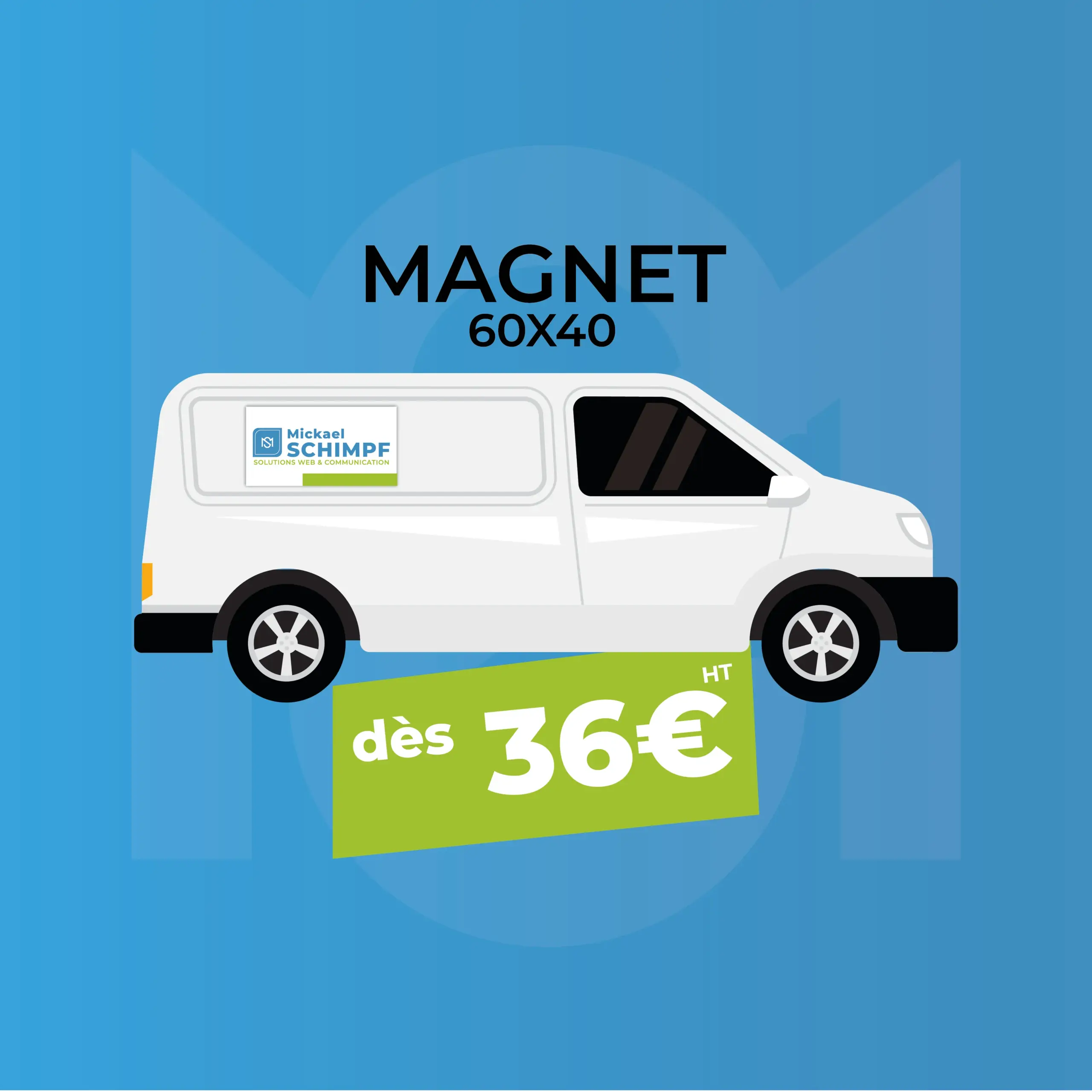 Offre du mois - Magnet véhicule- Alsace