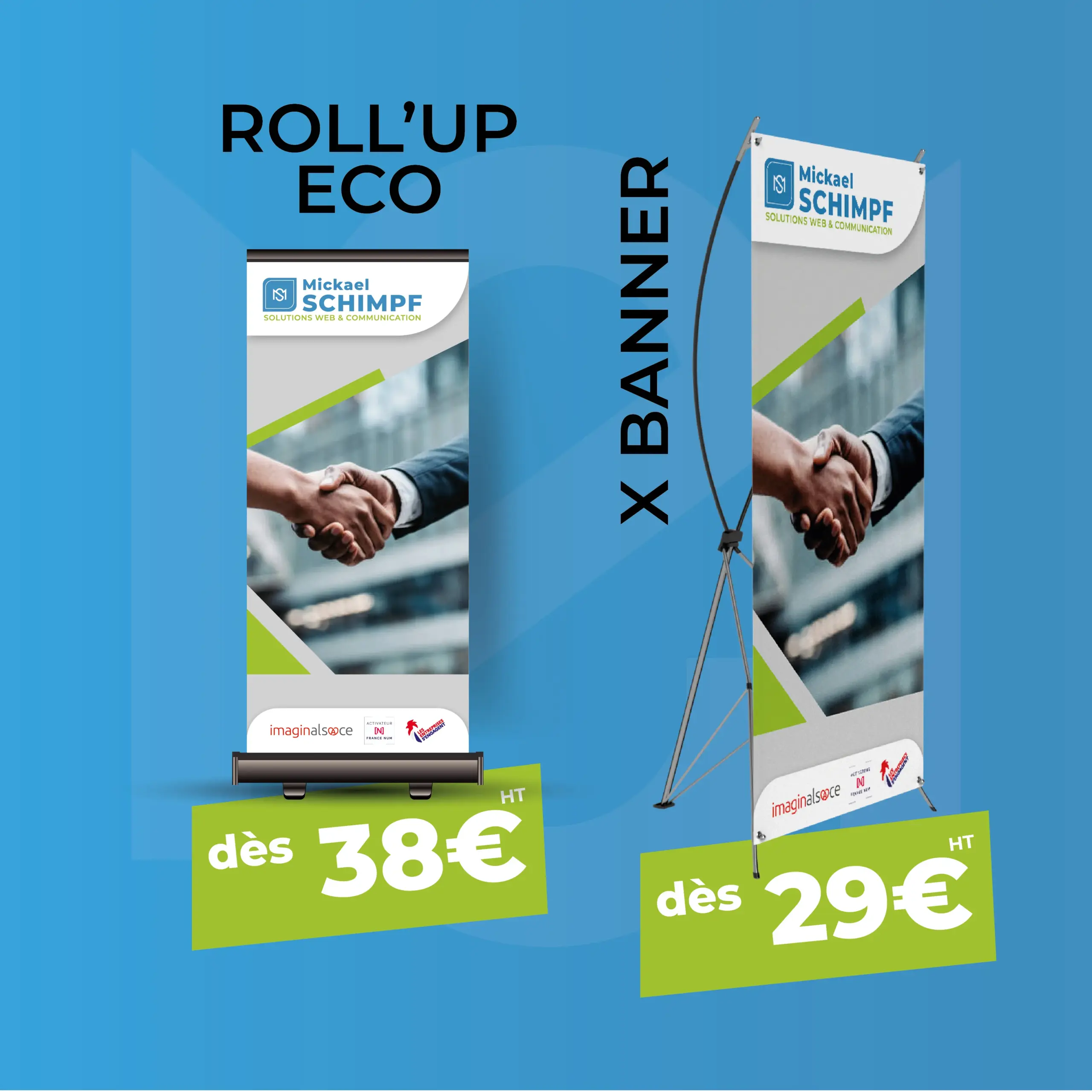 Offre du mois - Roll'UP et X-Banners - Alsace